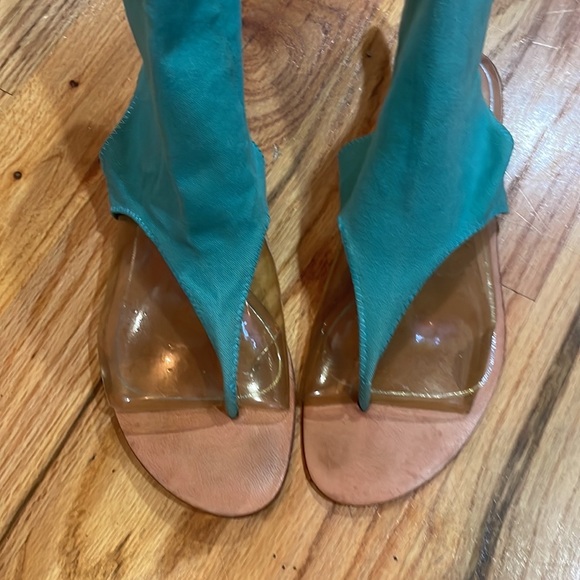 Dolce Vita Women's Indie Sandal OPEN TOE Summer Boots Bootie Turquoise 10 - Picture 8 of 11